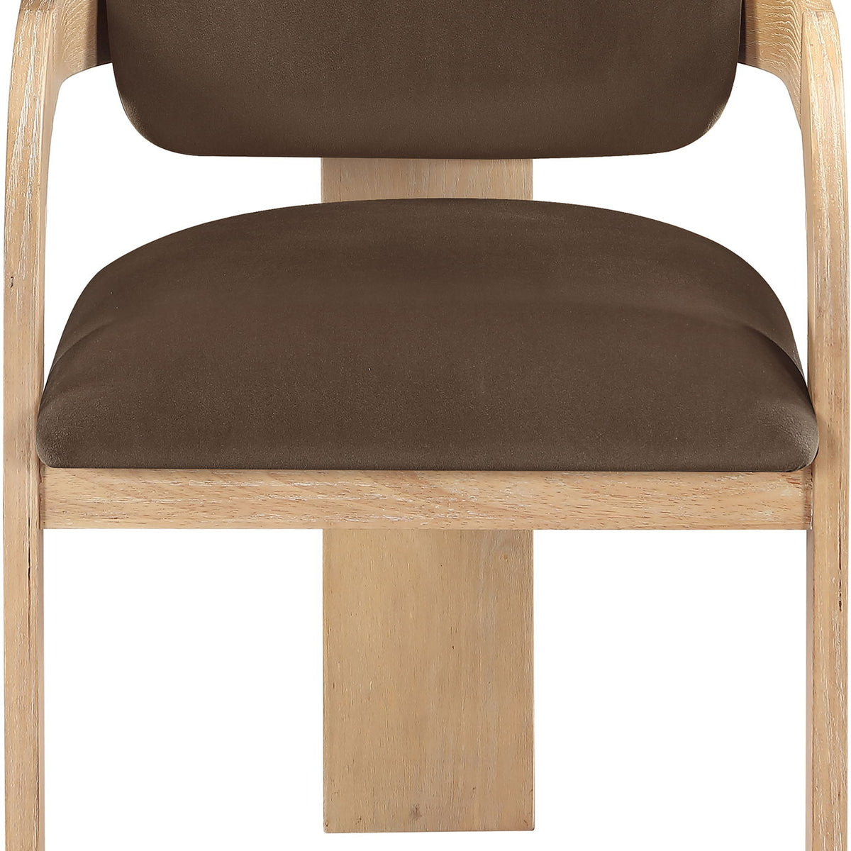 Cedra - Velvet Performance Fabric Upholstered Dining Chair (Set of 2) - Natural Frame