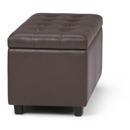 Cosmopolitan - Storage Ottoman - Chocolate Brown