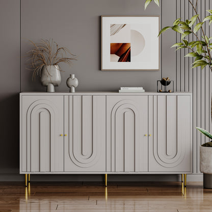 Accent Cabinet Gray