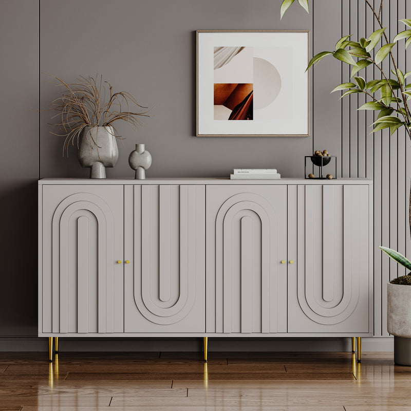 Accent Cabinet Gray