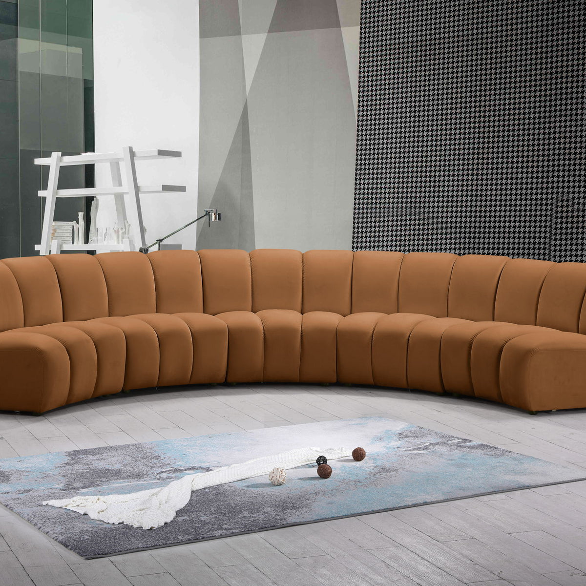 Infinity - 5 Piece Modular Sectional - Saddle