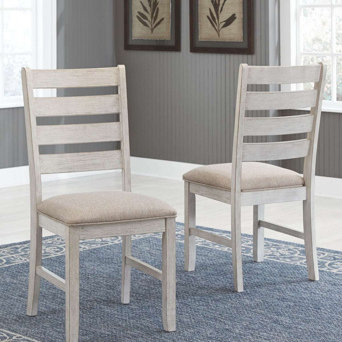 Skempton - Dining UPH Side Chair (Set of 2) - White