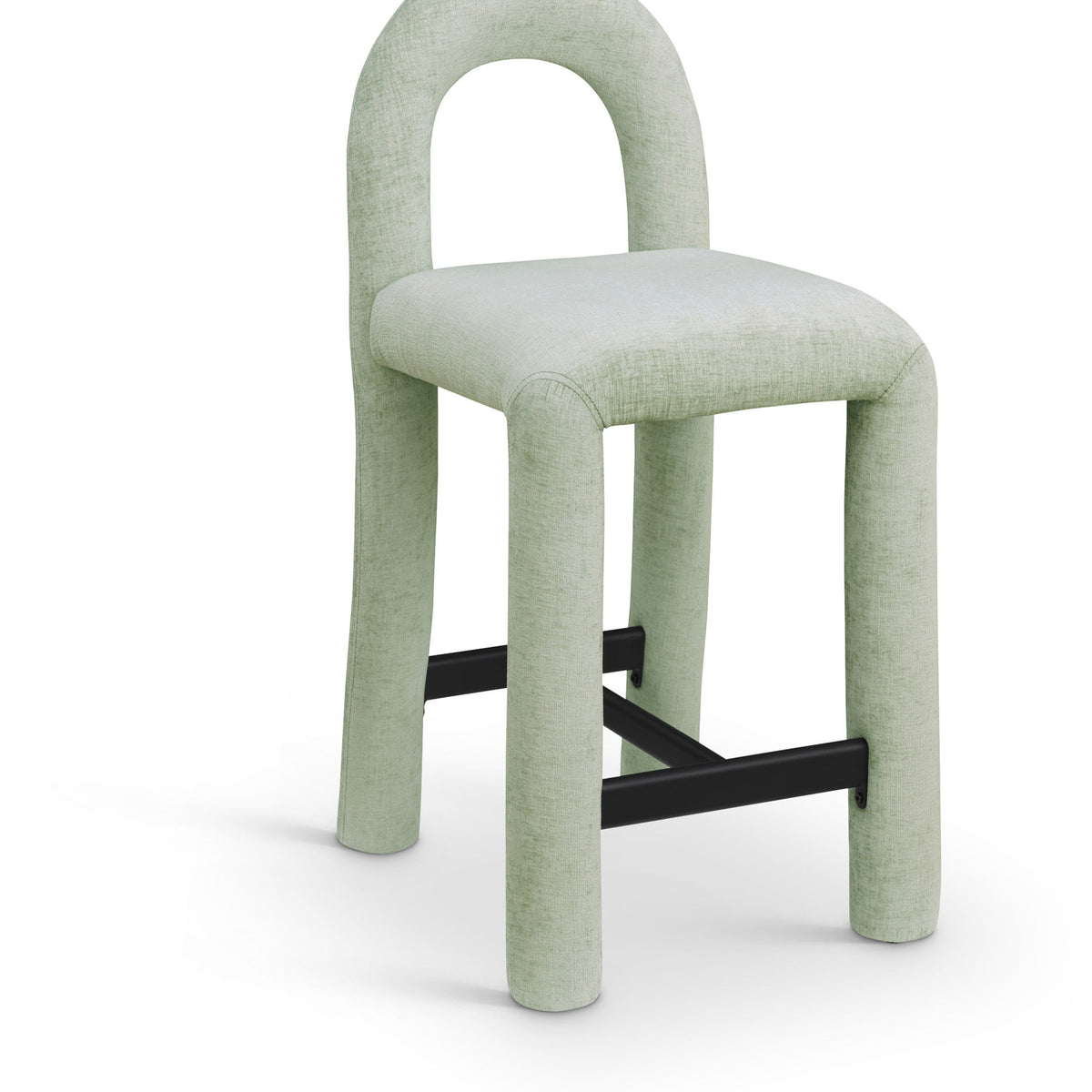 Amari - Chenille Fabric Stool