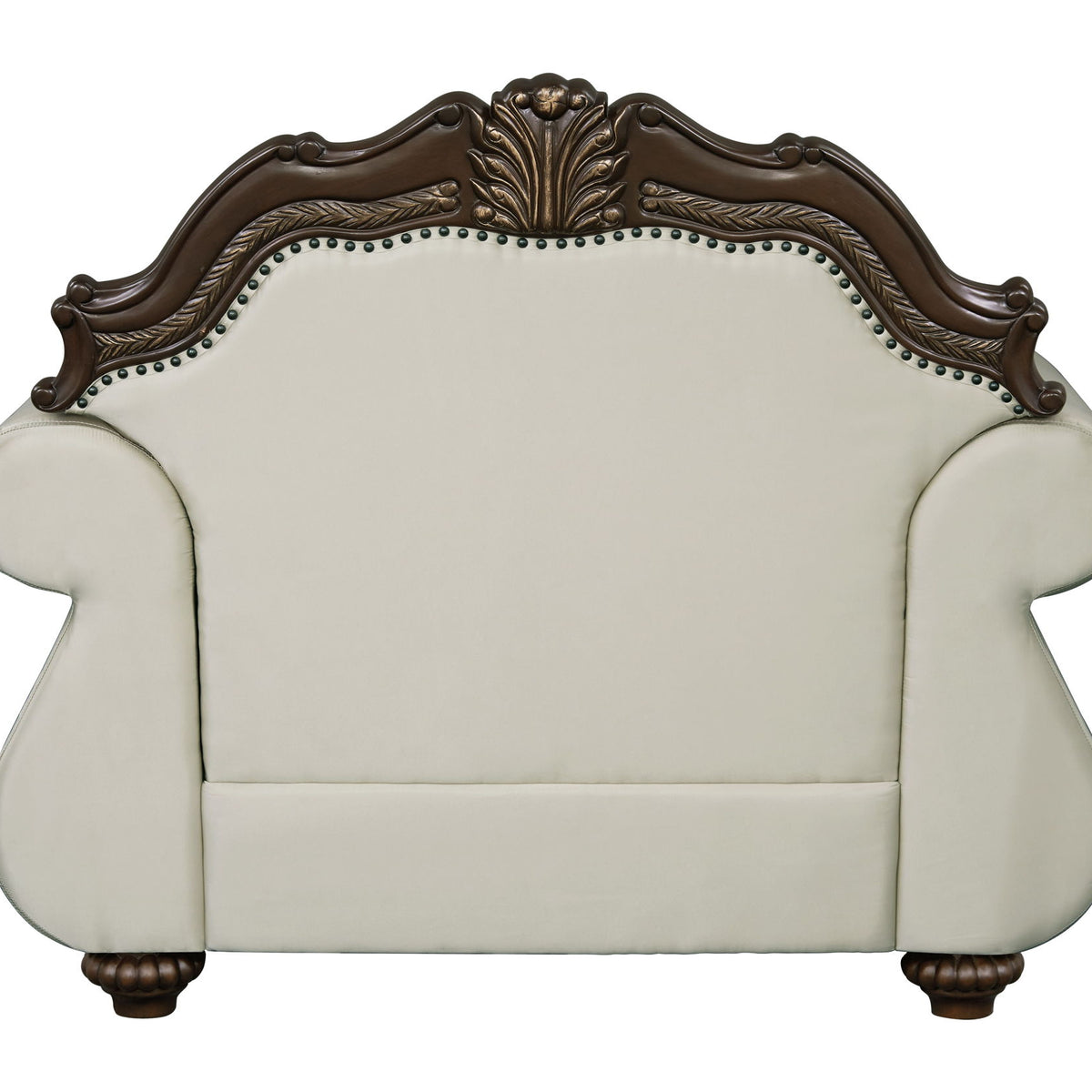 Pierce - Chair With Pillow - Beige / Cherry
