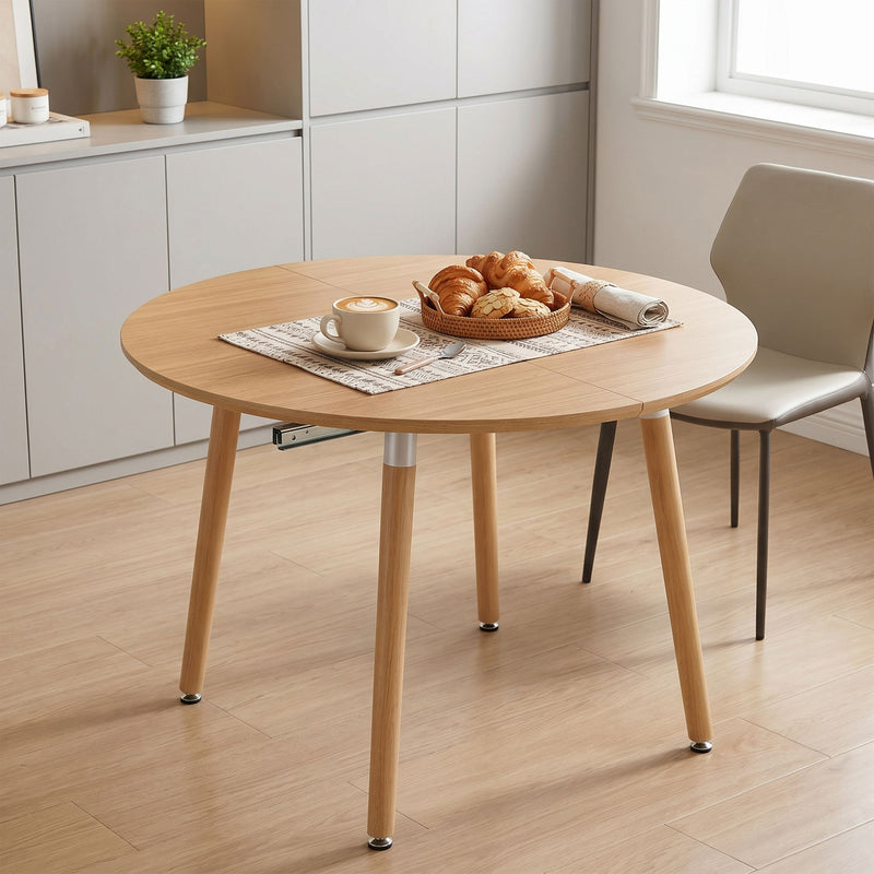 3 In 1 Extendable Dining Table - Wood