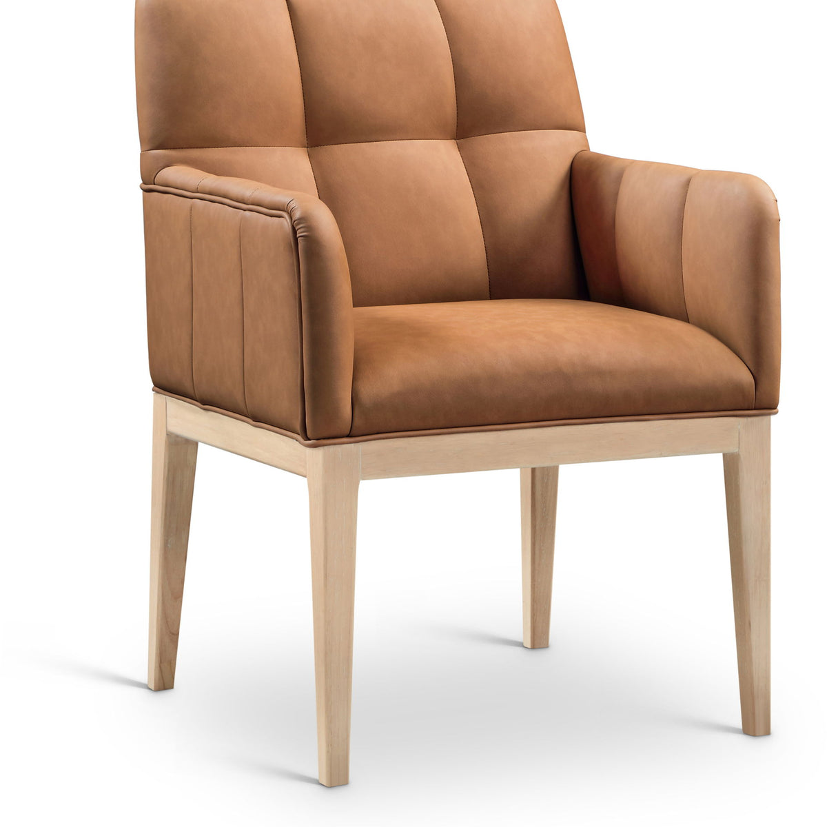 Adrian - Dining Arm Chair (Set of 2) - Light Brown Legs