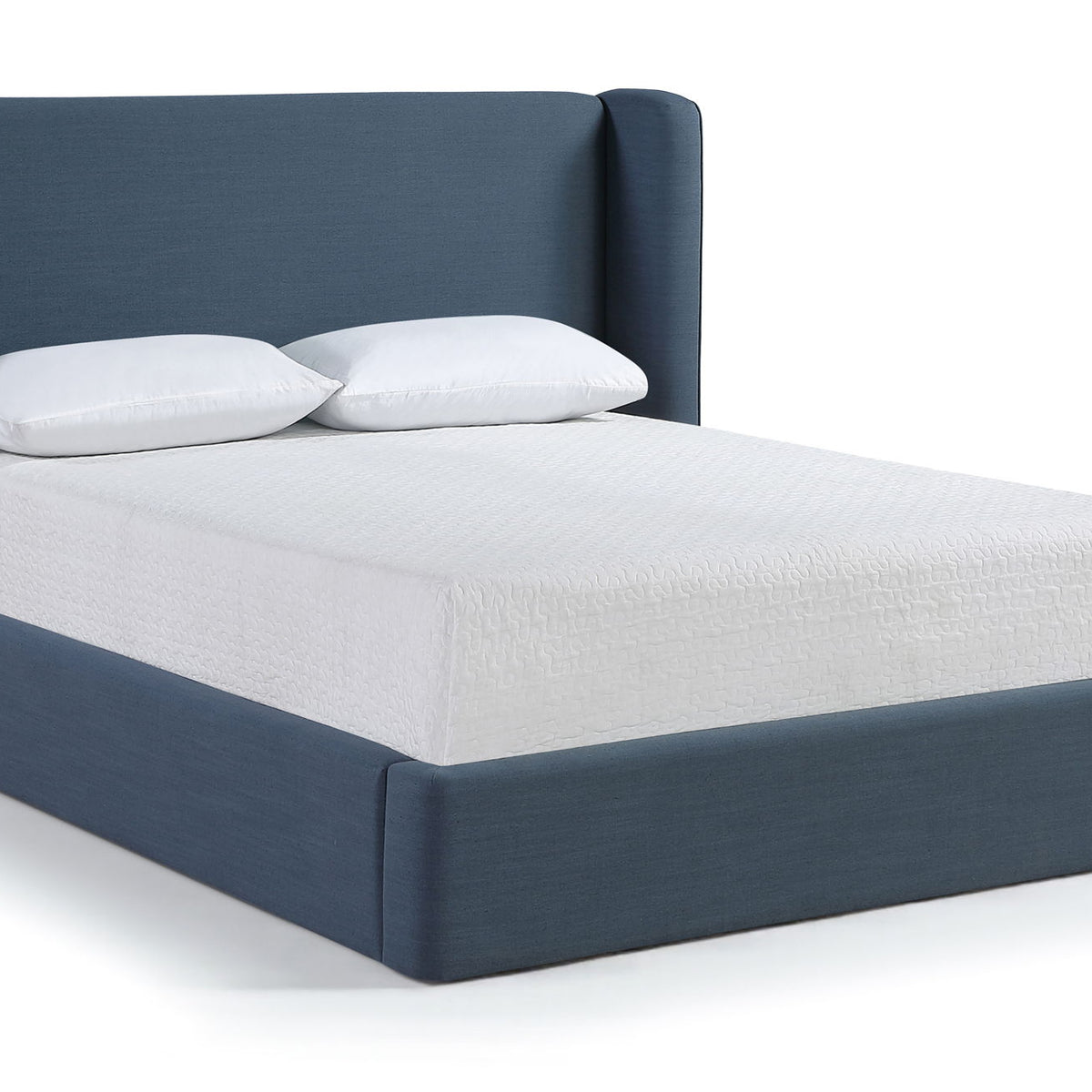 Kendall - Linen Textured Fabric Upholstered Bed