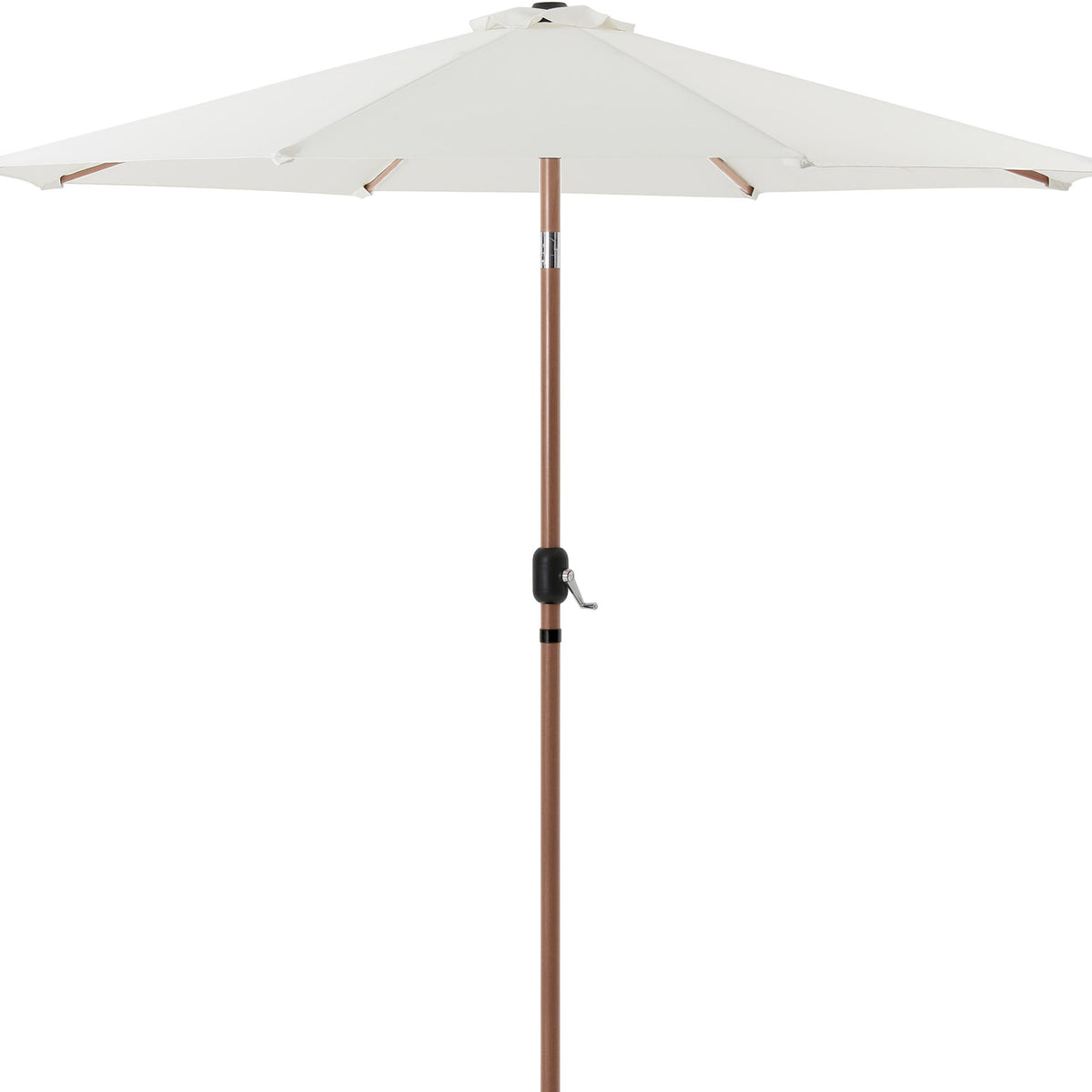 Fiji - Aluminum Patio Umbrella With Square Teak Base
