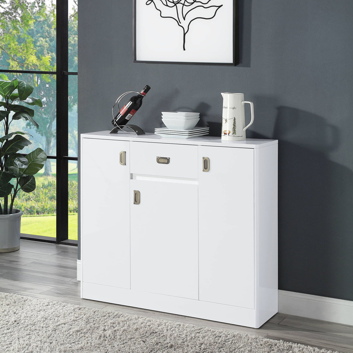 Pagan - High Gloss Server - White
