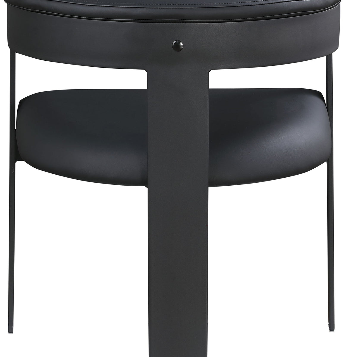 Romeo - Faux Leather Dining Chair With Black Base (Set of 2)