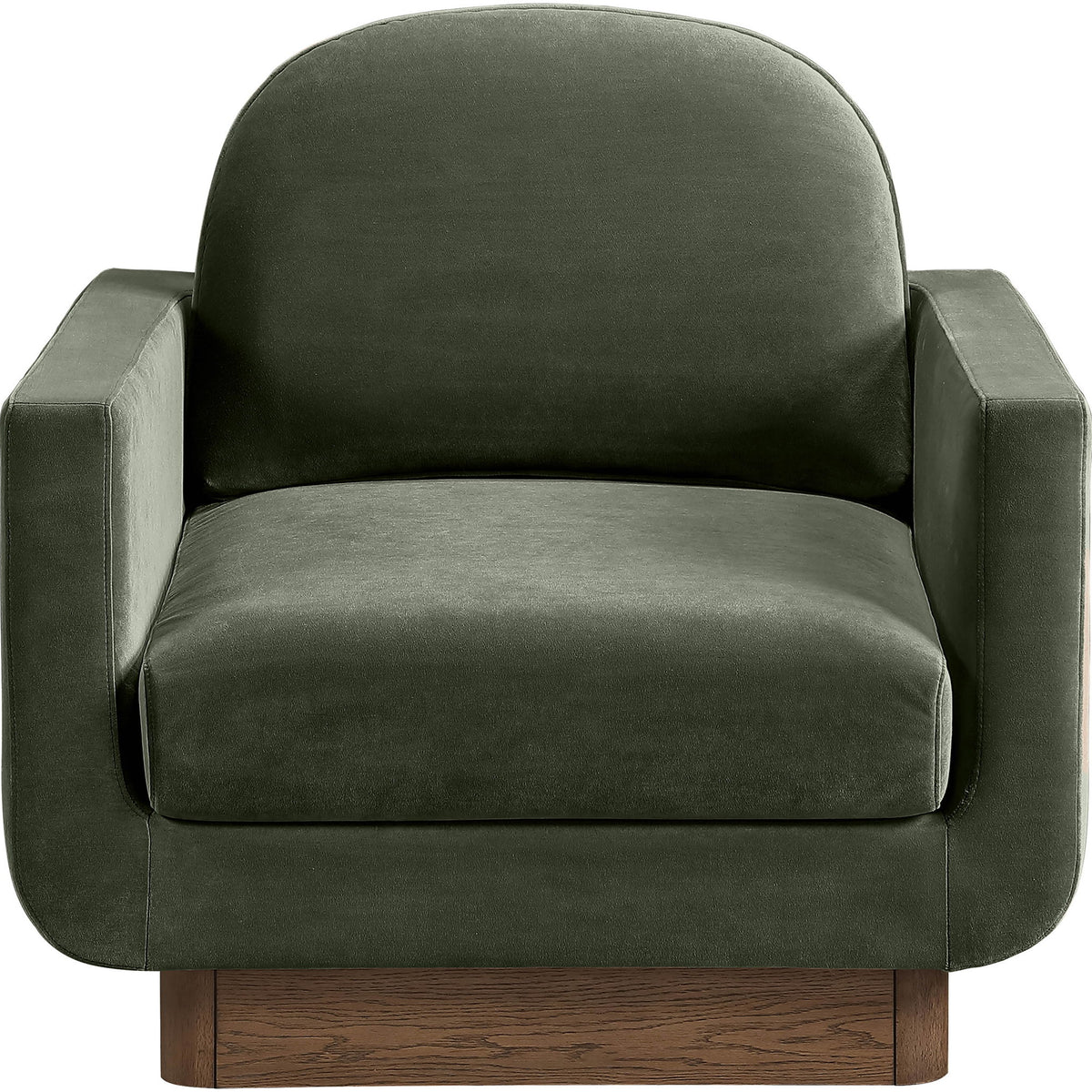 Diviento - Velvet Performance Fabric Upholstered Accent Chair