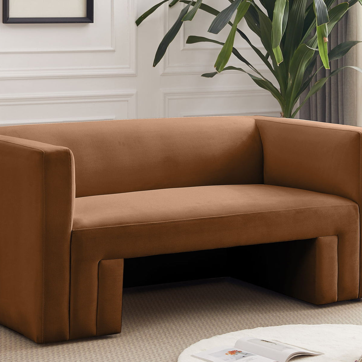 Henson - Loveseat - Saddle