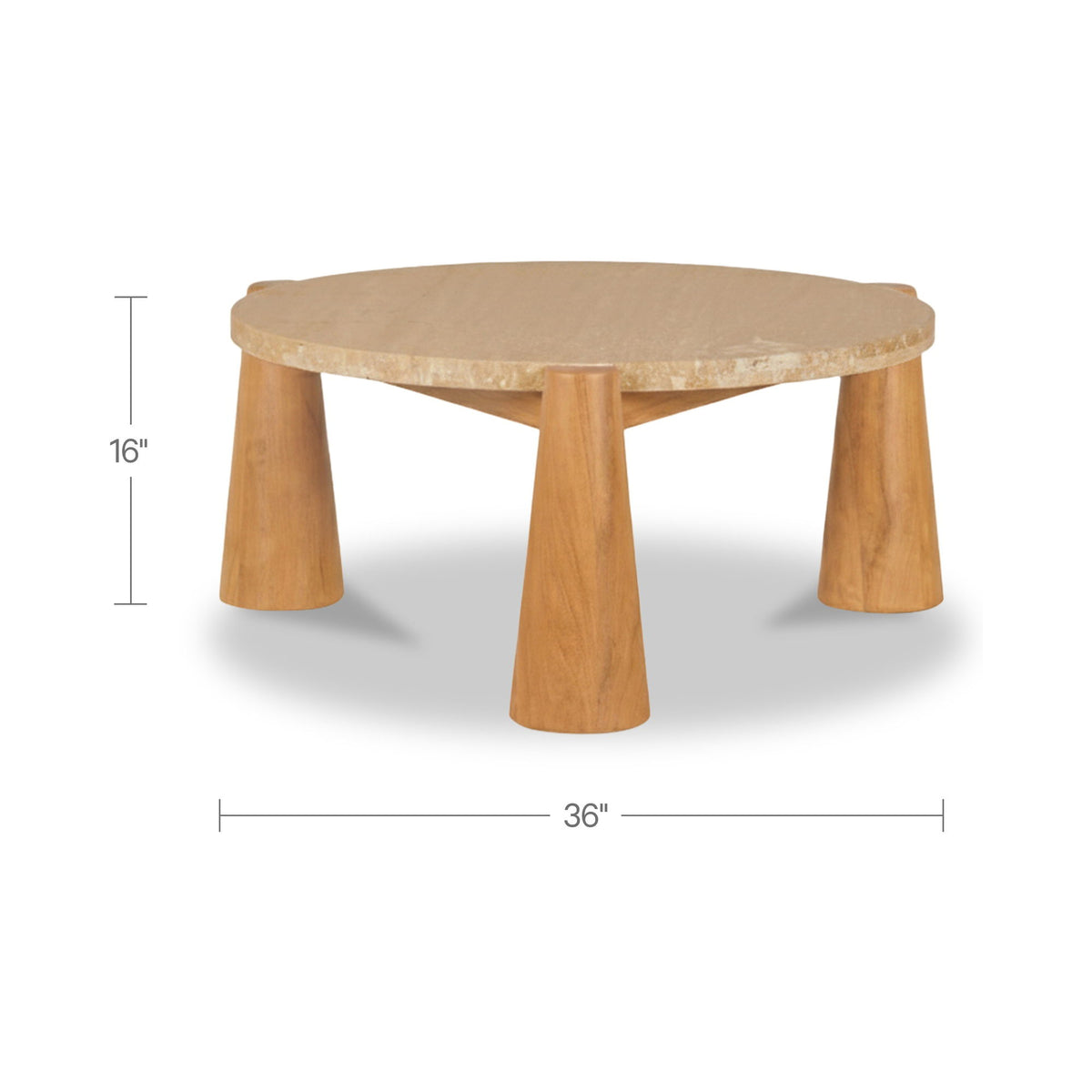 Pax - Outdoor Coffee Table - Natural