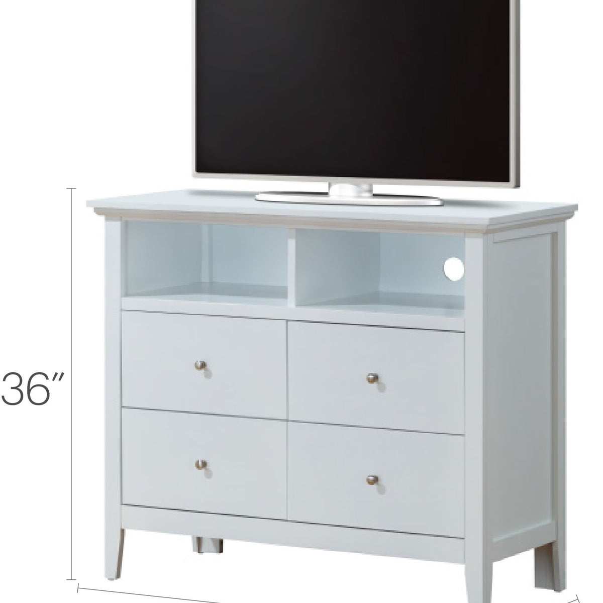 Charming Media Chest With Storage