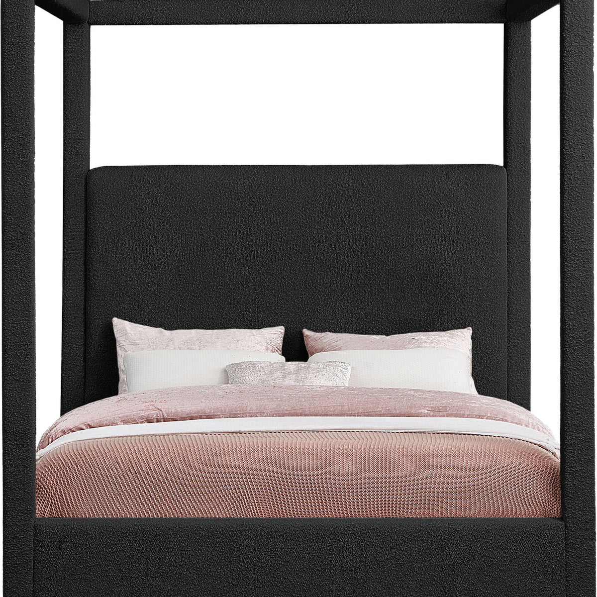 Eden - Boucle Fabric Upholstered Bed