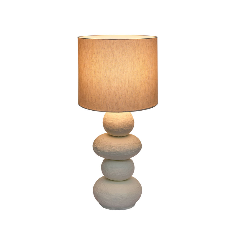 Pebble - Papier Mache Lamp