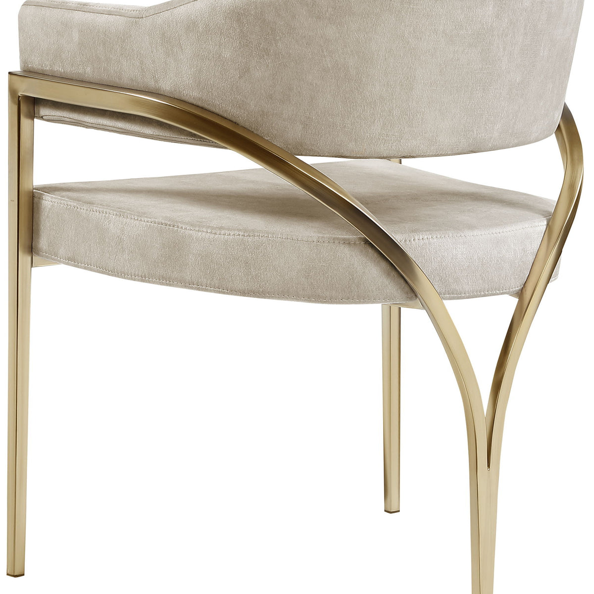 Madelyn - Dining Chair (Set of 2) - Brushed Brass