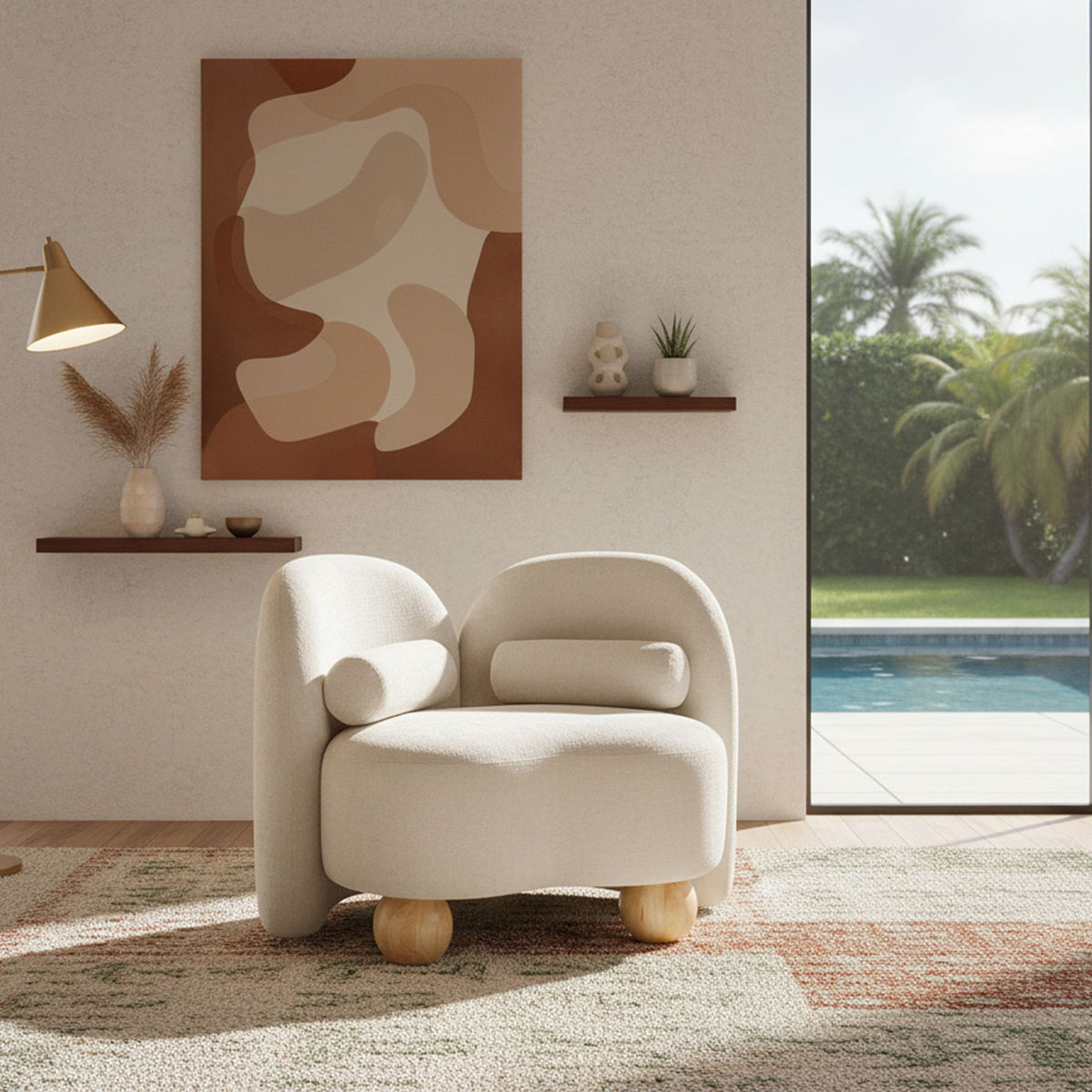 Daphne - Chenille Chair