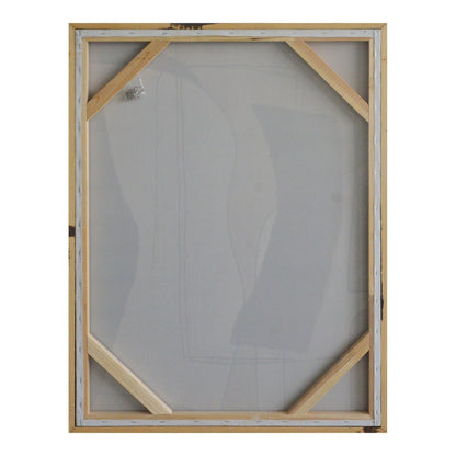 Voyager - Framed Painting - White