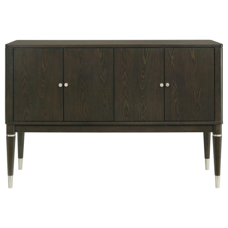 Reseda - 4-Door Dining Sideboard Server With Shelves - Ash Brown