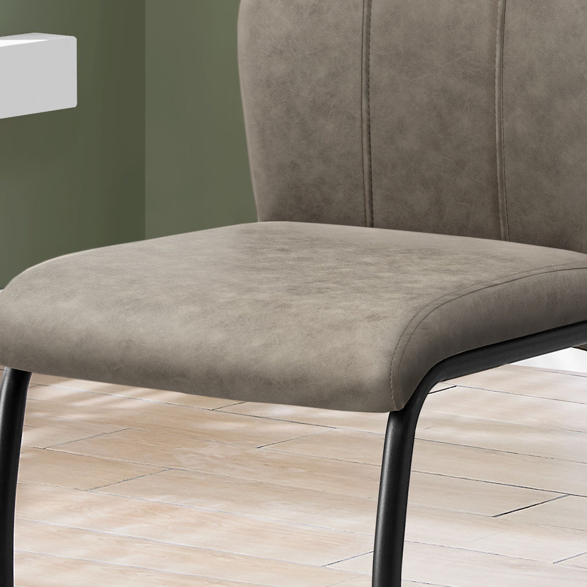 Dining Chair, Side, Upholstered For Dining Room, Contemporary & Modern (Set of 2)