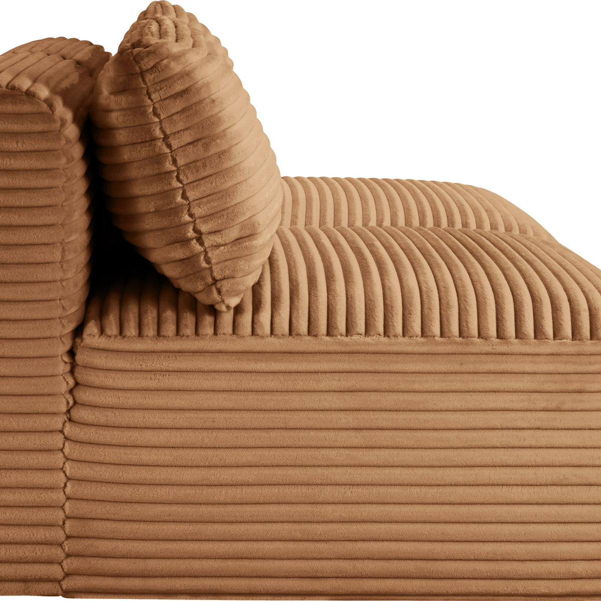 Shaggy - Fabric 2 Seat Modular Armless Sofa