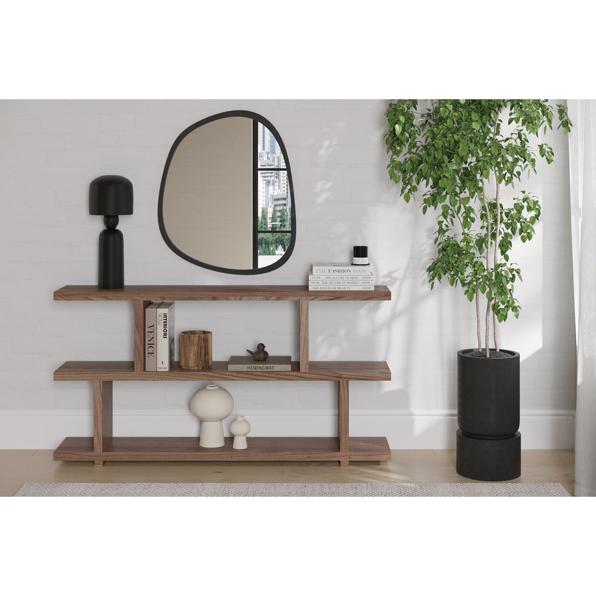 Miri - Small Shelf - Walnut