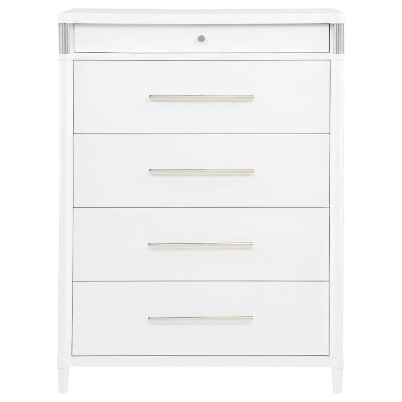 Gracemont - 5-Drawer Bedroom Chest Of Drawers - White