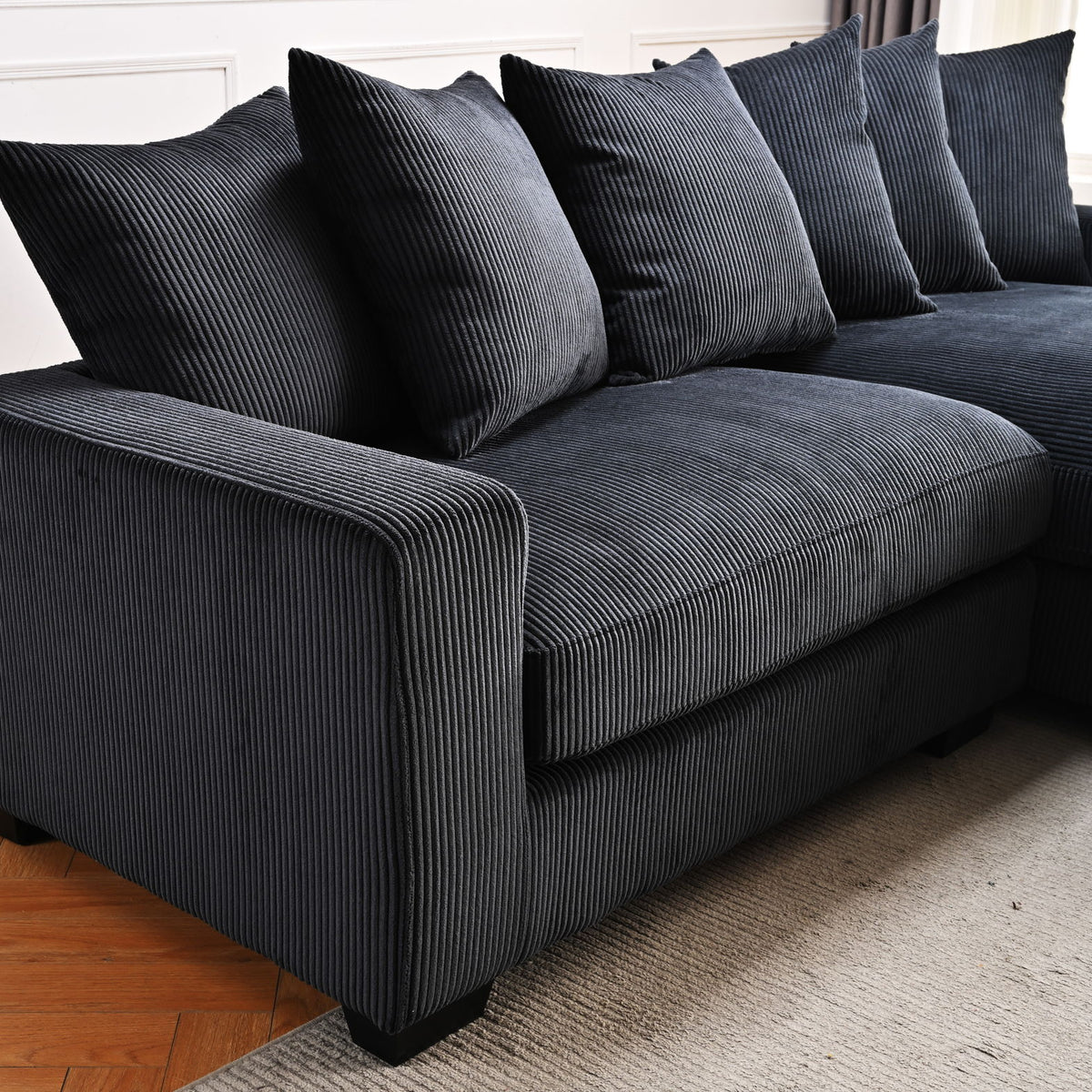 Luxe - Oversized 2 Piece Sectional Couches For Living Room, L Shaped Sofa With Chaise