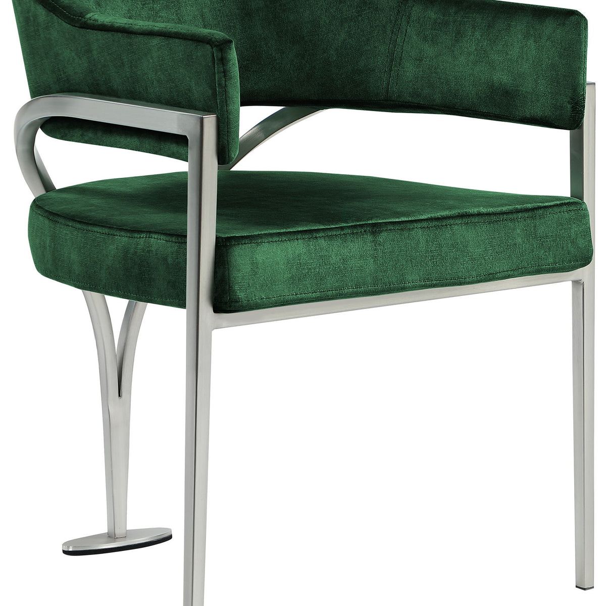 Madelyn - Dining Chair (Set of 2) - Brushed Chrome