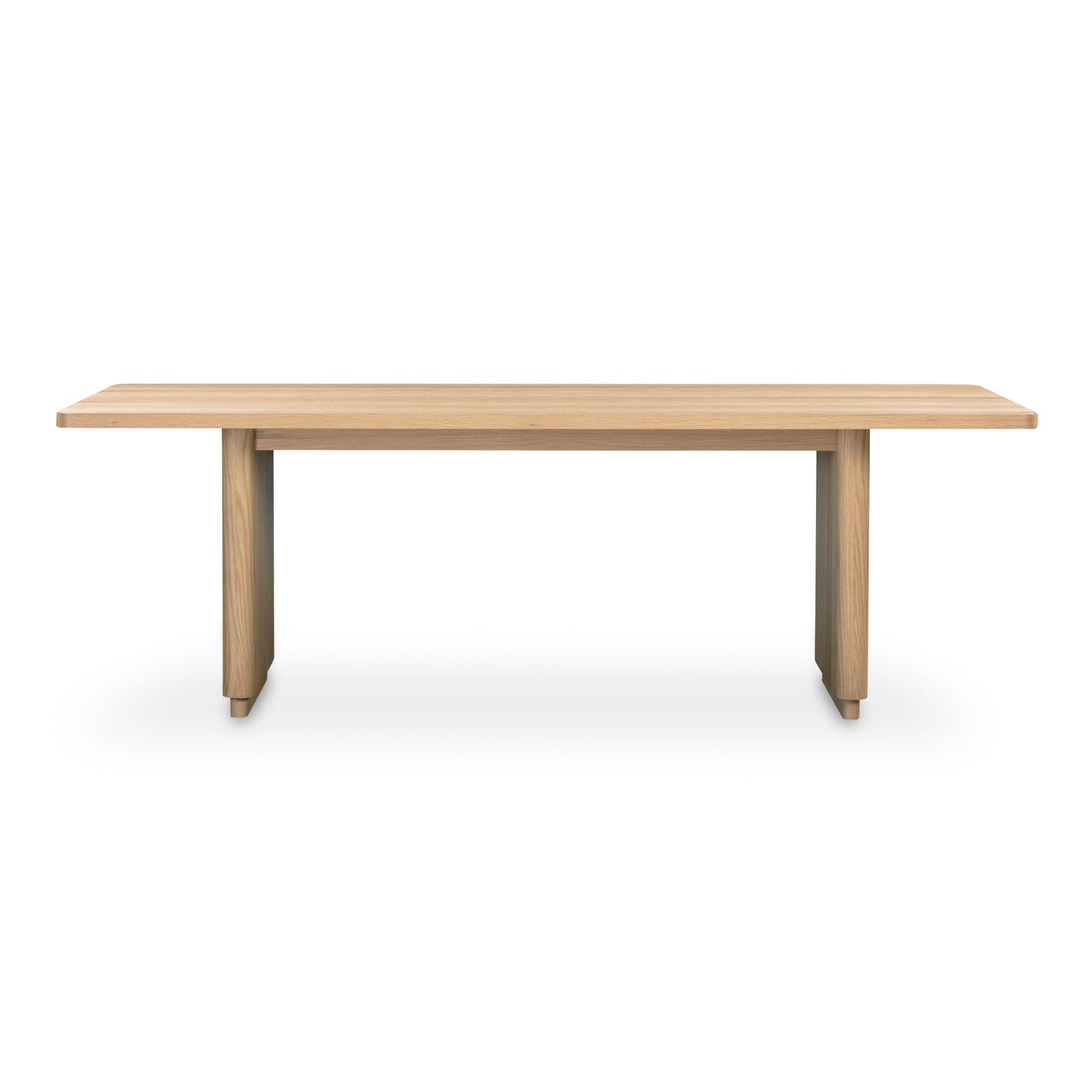 Round Off - Small Oak Dining Table - Light Brown