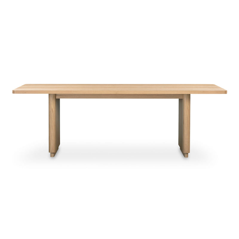 Round Off - Small Oak Dining Table - Light Brown