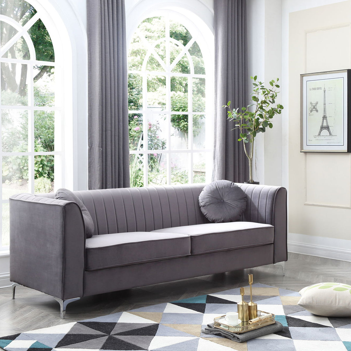 Delray - Micro Suede Sofa