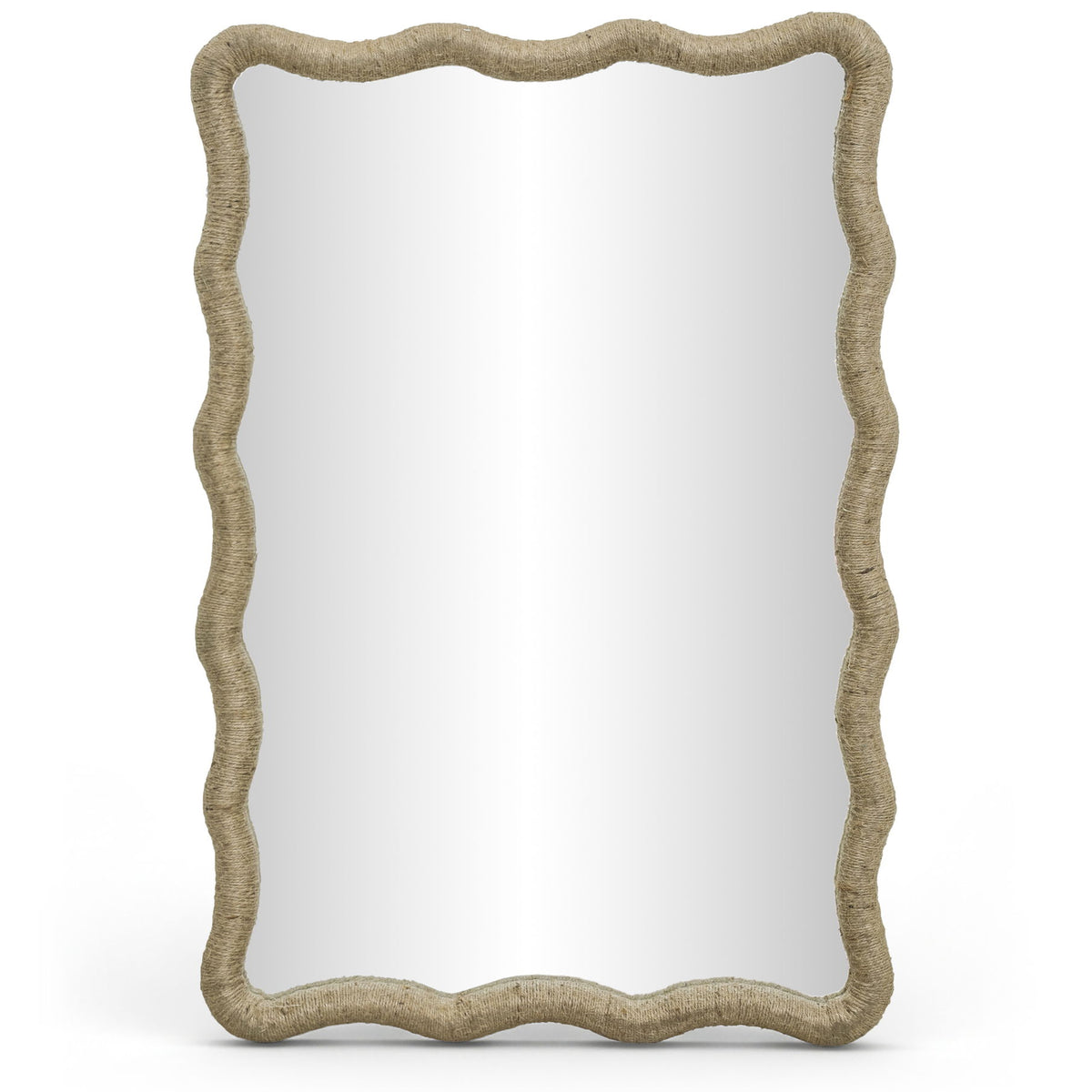 Meadow - Jute Rope Framed Mirror - Natural