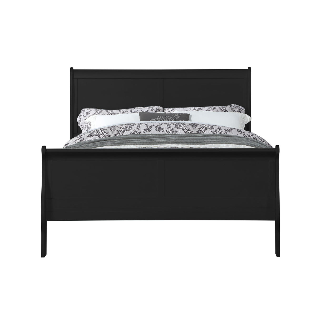 Louis Philippe - Sleigh Style Bed