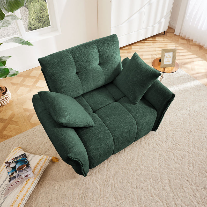 Modern Ergonomic Single Seater Sofa With High Resilience Cushions