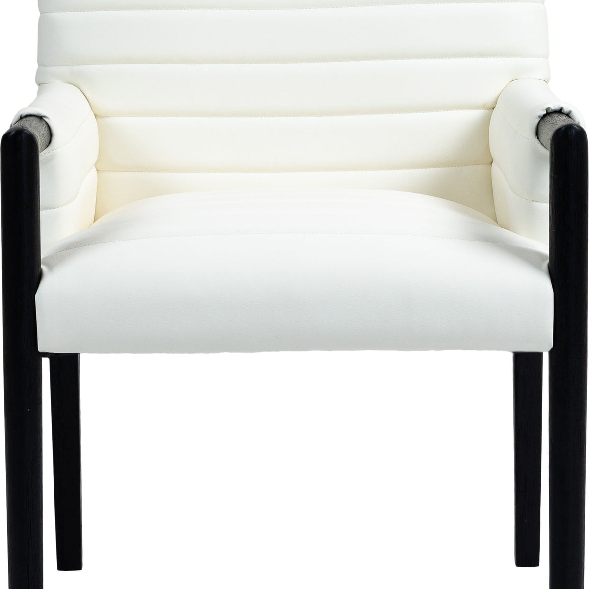 Aimee - Dining Arm Chair - Black Legs