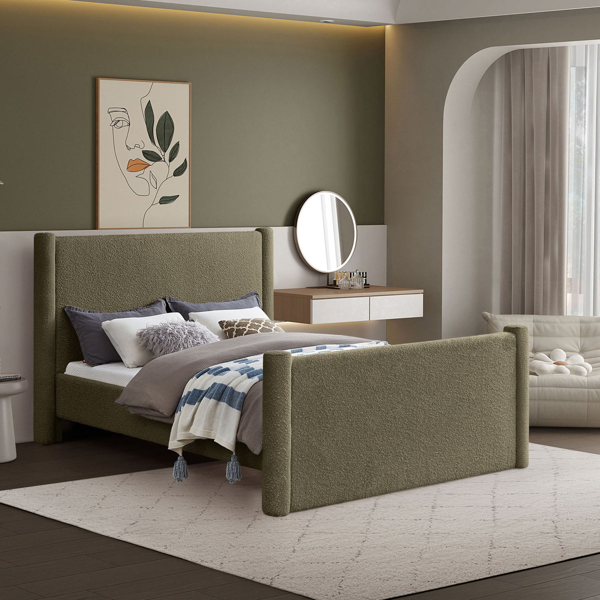 Elias - Boucle Bed