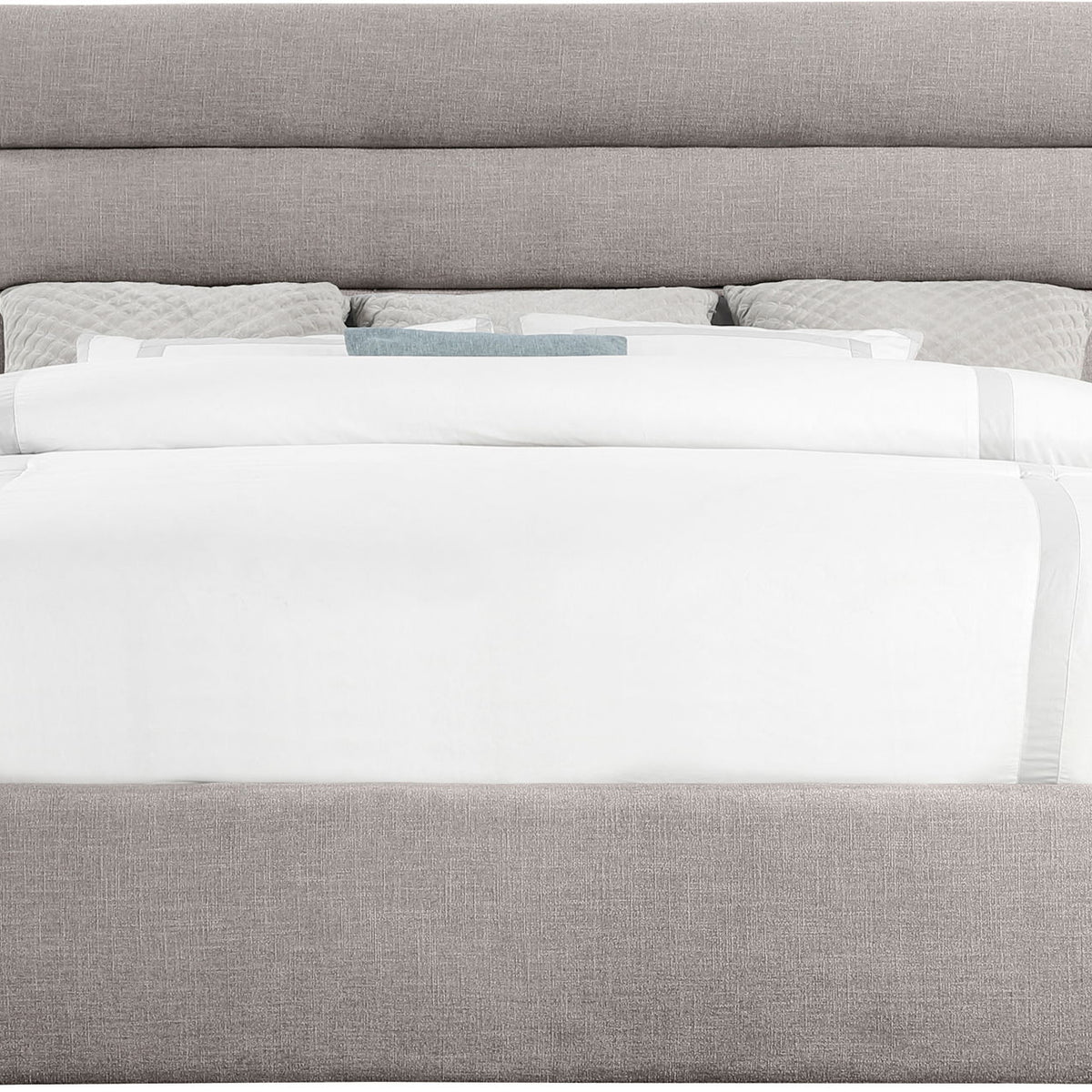 Adam - Linen Fabric Bed With 52" Headboard