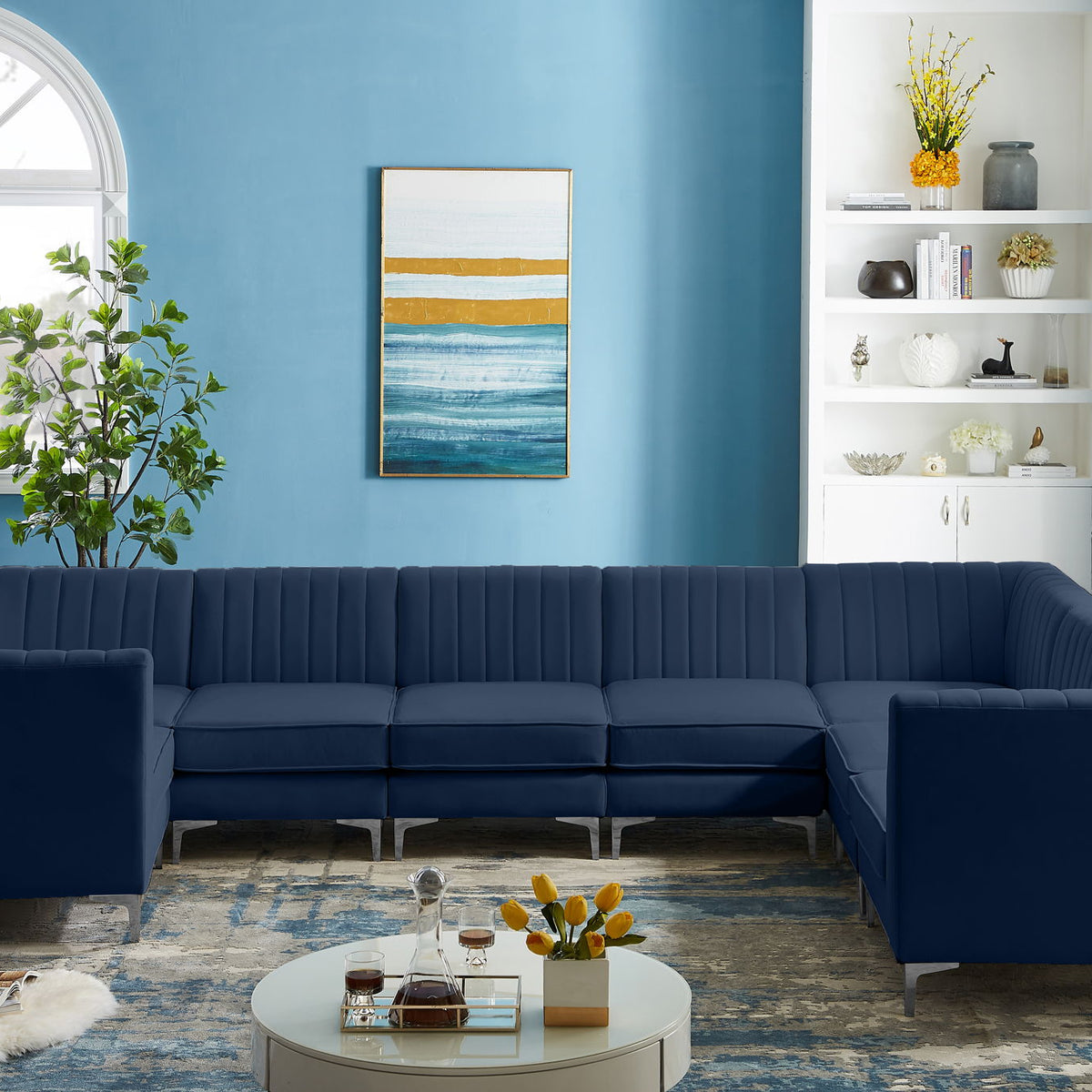 Alina - 8 Piece Modular U-Shaped Sectional