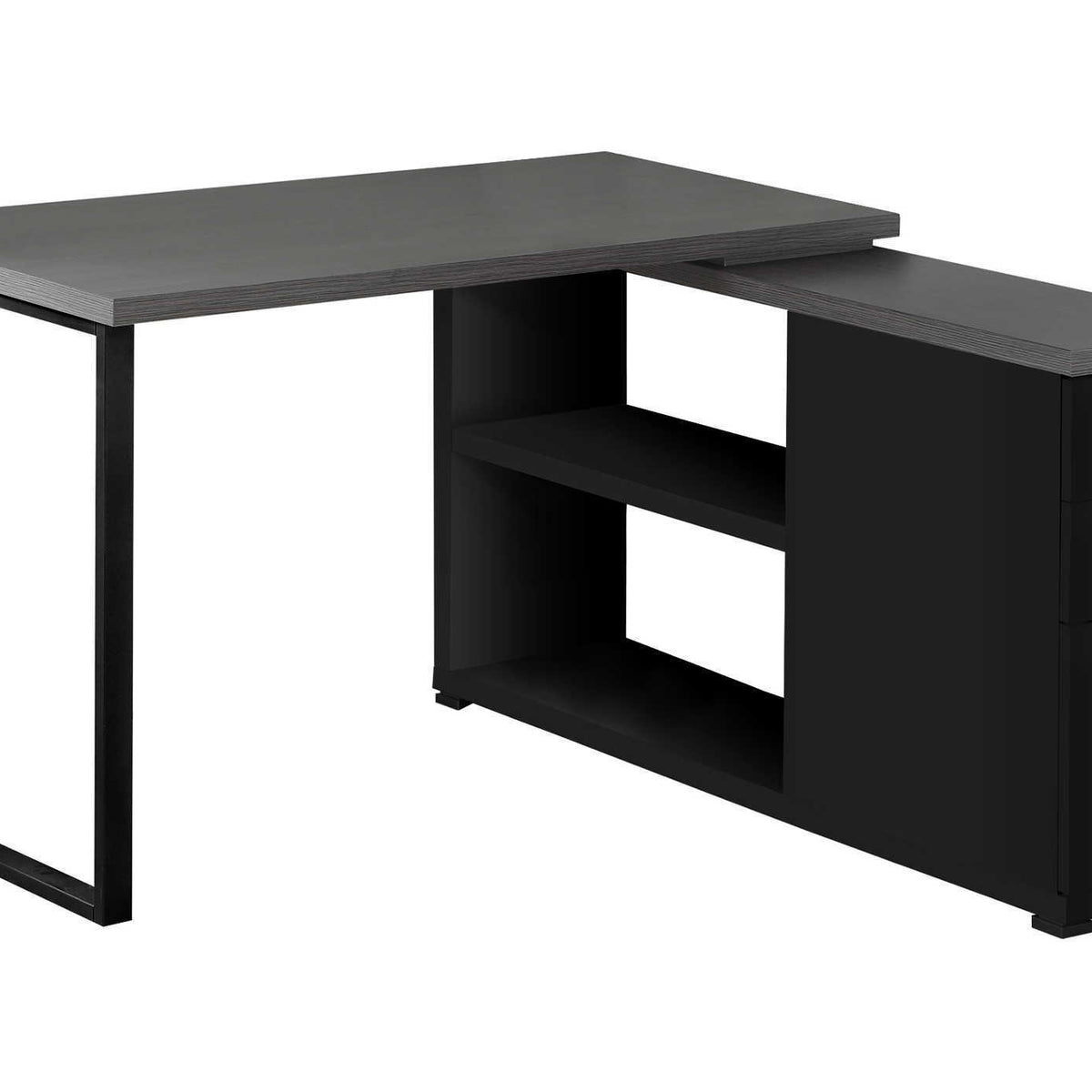Computer Desk, Home Office, Corner, Left, Right Set - Up, Storage Drawers, L Shape, Laptop, And Contemporary & Modern