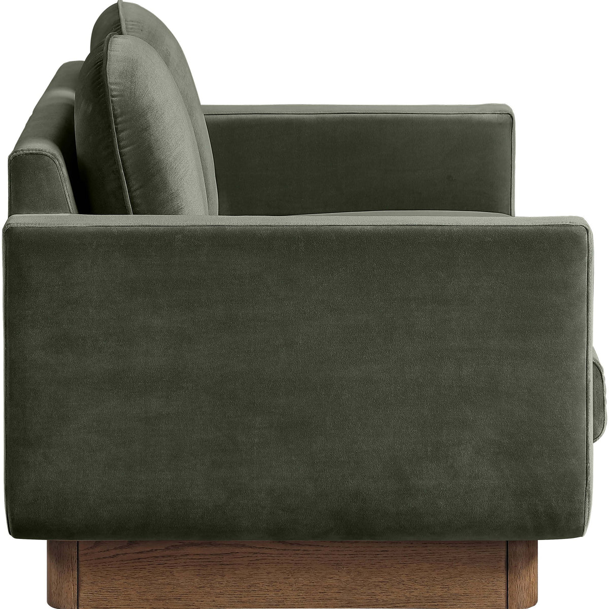 Diviento - Velvet Performance Fabric Upholstered Loveseat