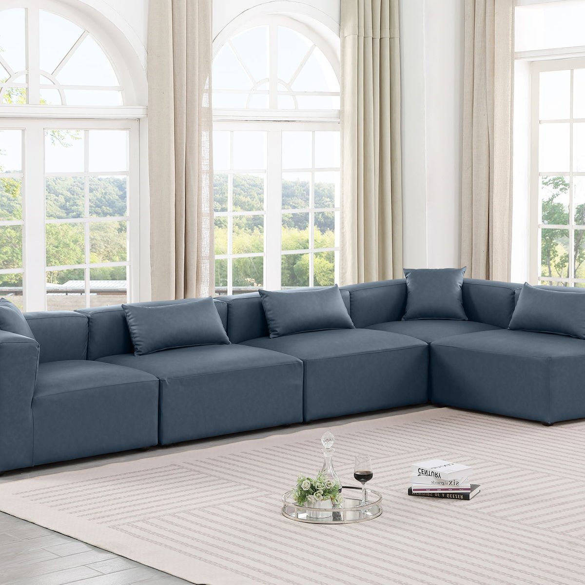 Cube - 5 Piece Modular Sectional