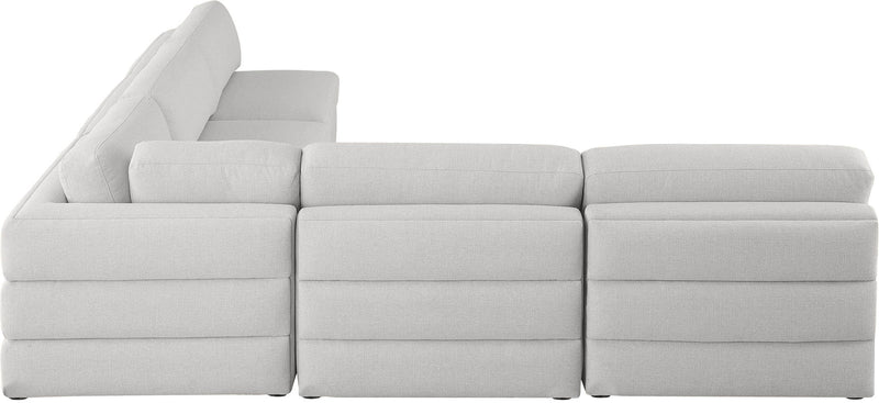Beckham - 5 Piece Modular Corner Armless Sectional