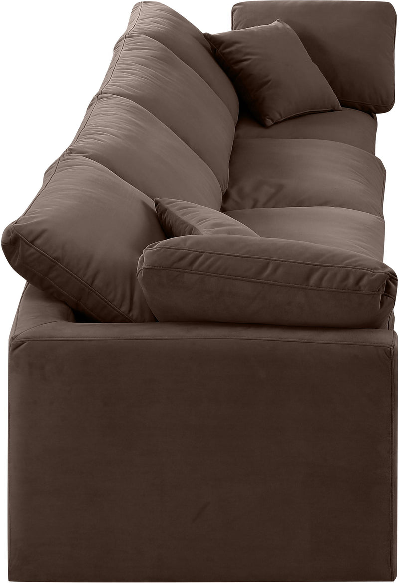 Indulge - Velvet 4 Seat Modular Sofa