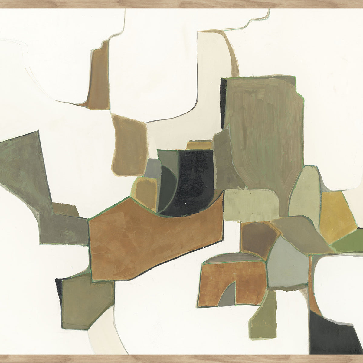 Walton - 48" x 72" Painting By Buddy Whitlock - Green / White