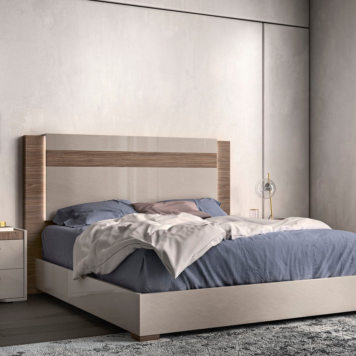 Nora - Nightstand - Beige / Light Brown