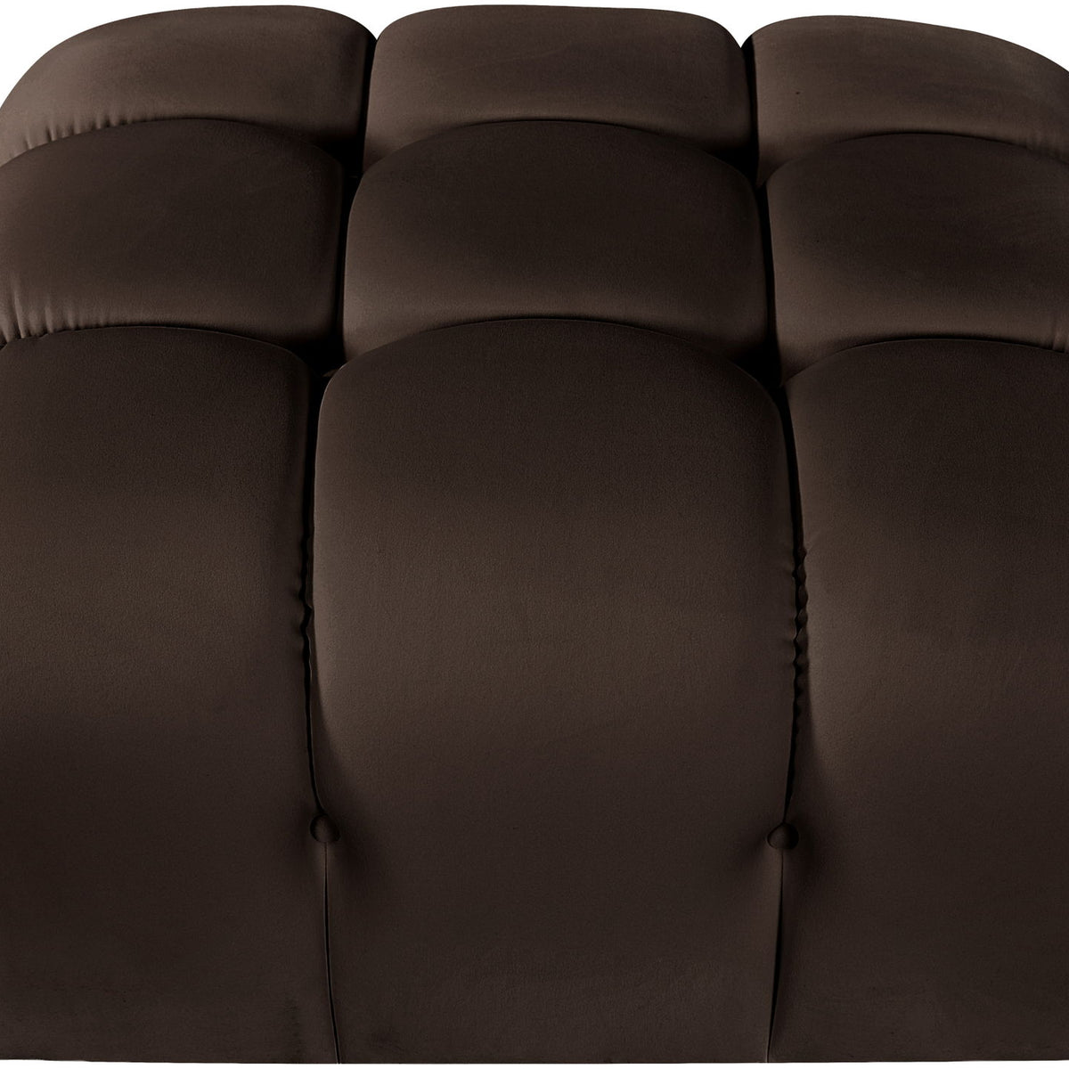 Orin - Velvet Performance Fabric Upholstered Modular Ottoman