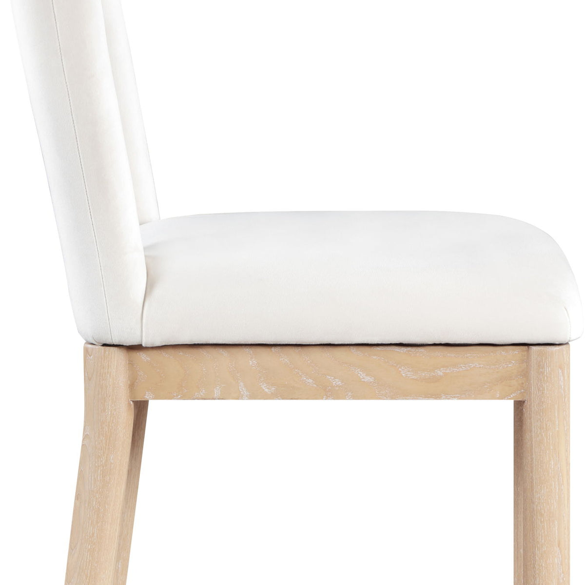 Conrad - Velvet Dining Chair With Natural Legs