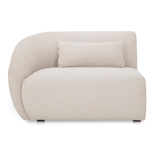 Amelia - Left Arm Facing Chair - Warm White